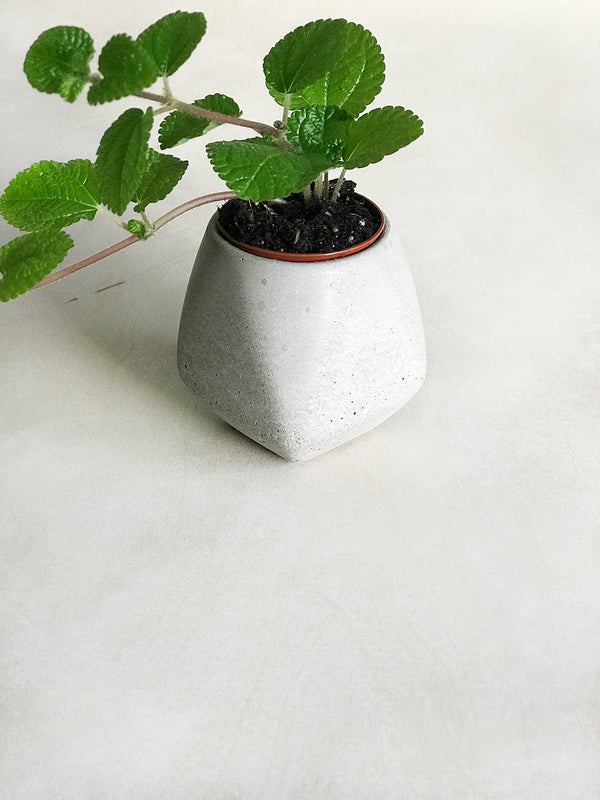 Pear-Shaped Planter (Grey)