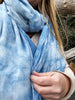 Ripples ~ Organic Cotton Mull Shawl