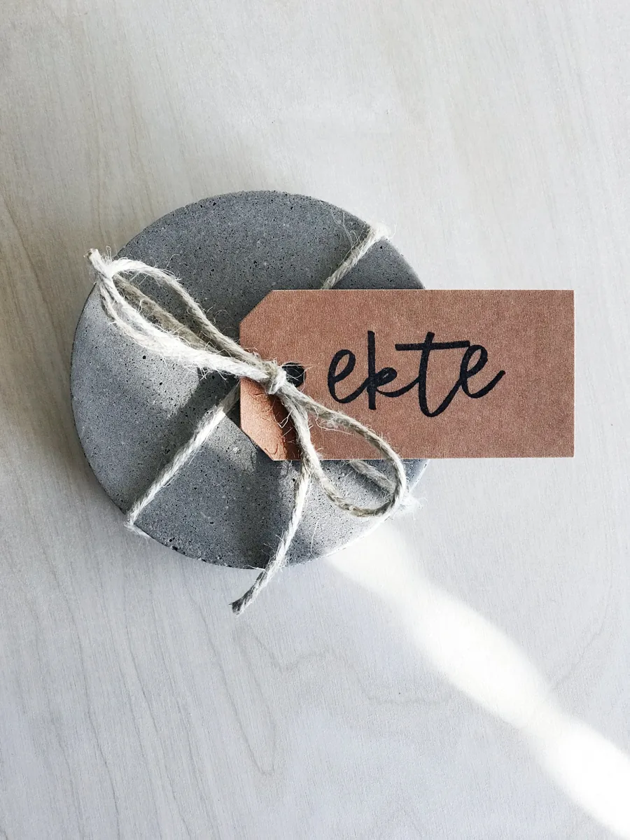 Concrete Beverage Coaster Set